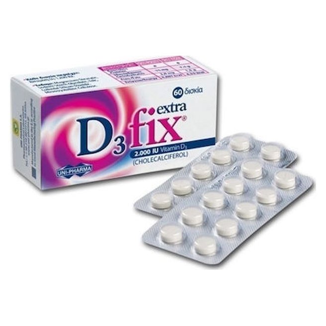 Uni-Pharma D3 Fix Extra 2000 IU 60 tabs